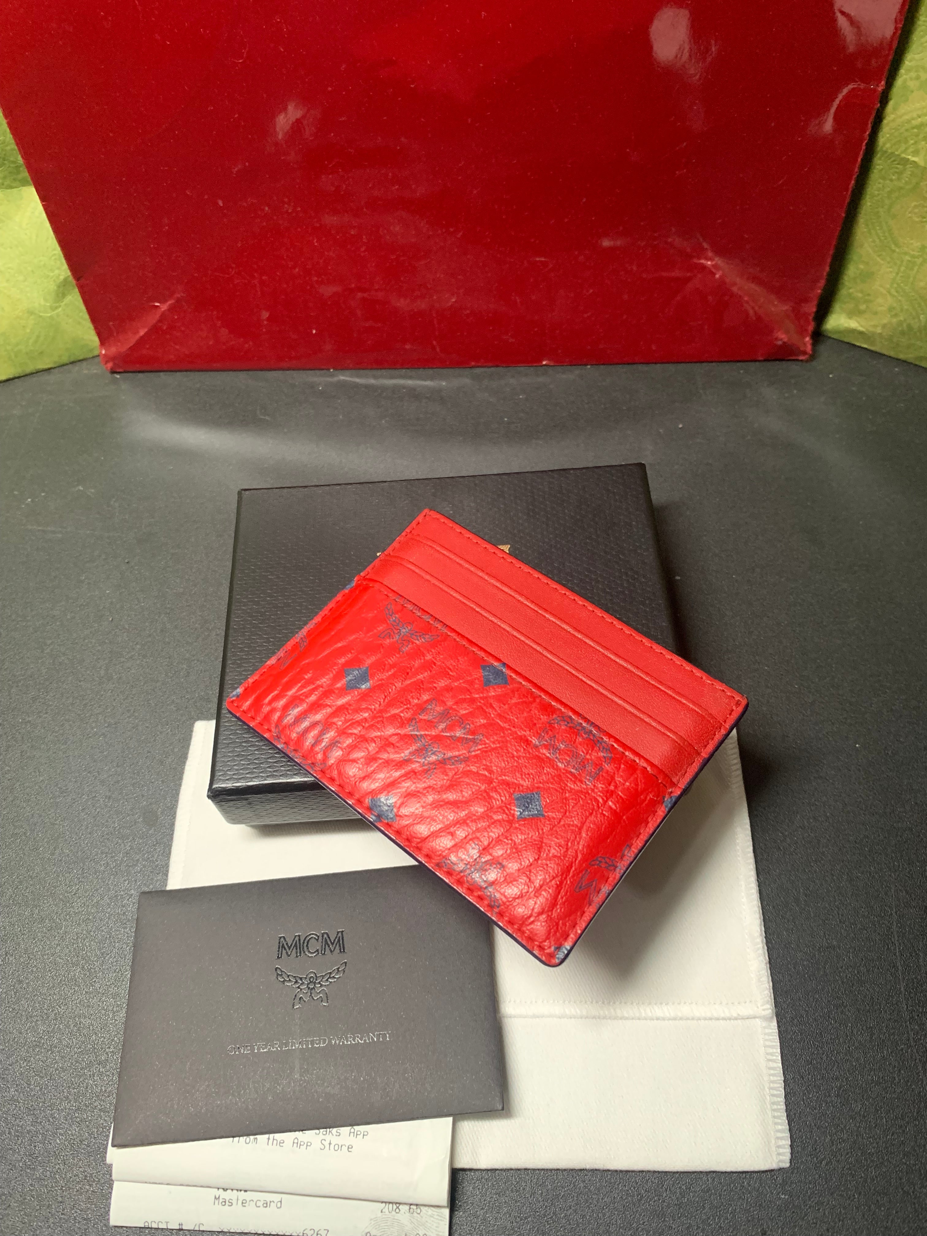 MCM money clip red