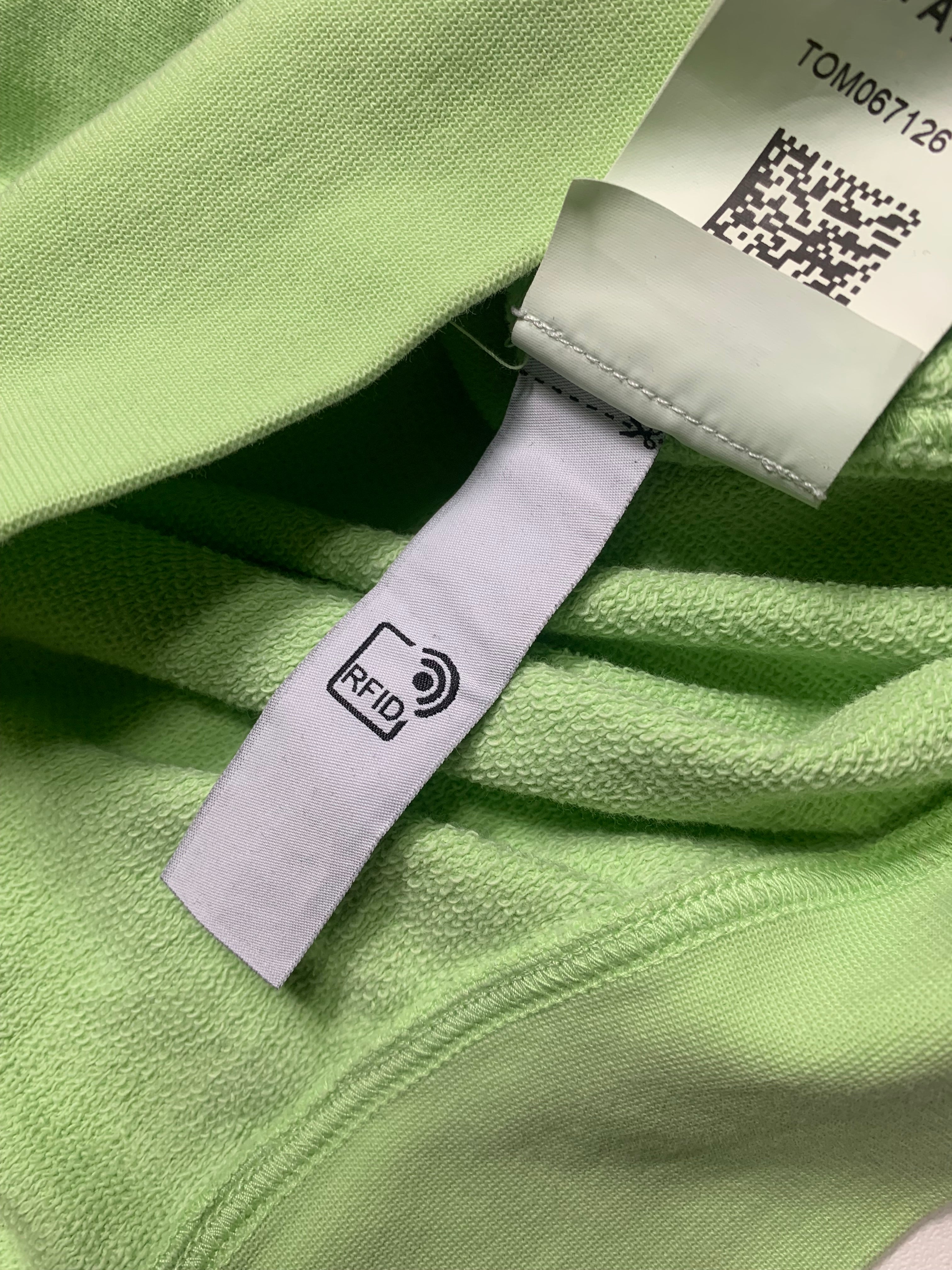 Stone island logo patch sweatshirt