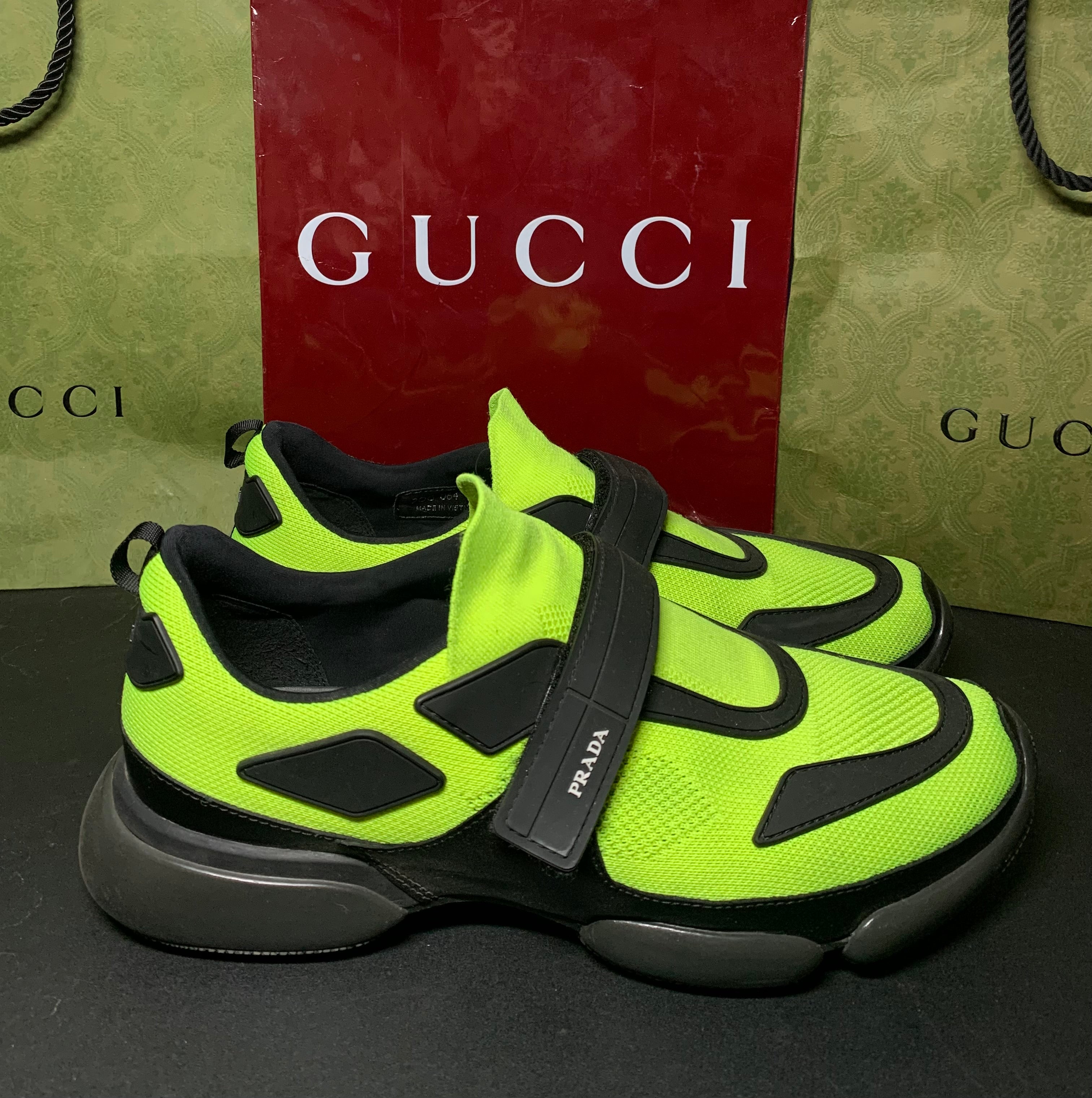Prada cloudbust strap neon