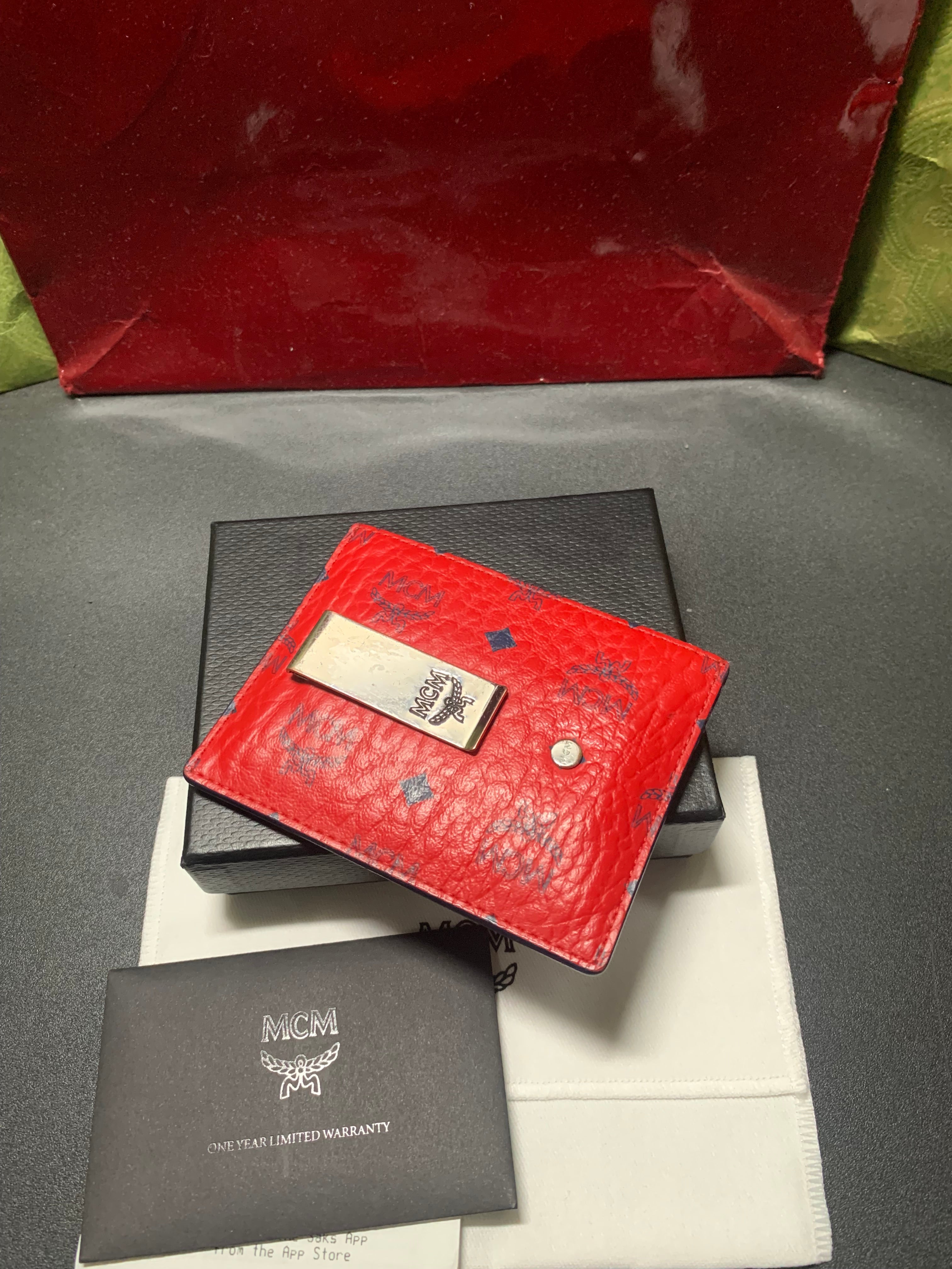 MCM money clip red
