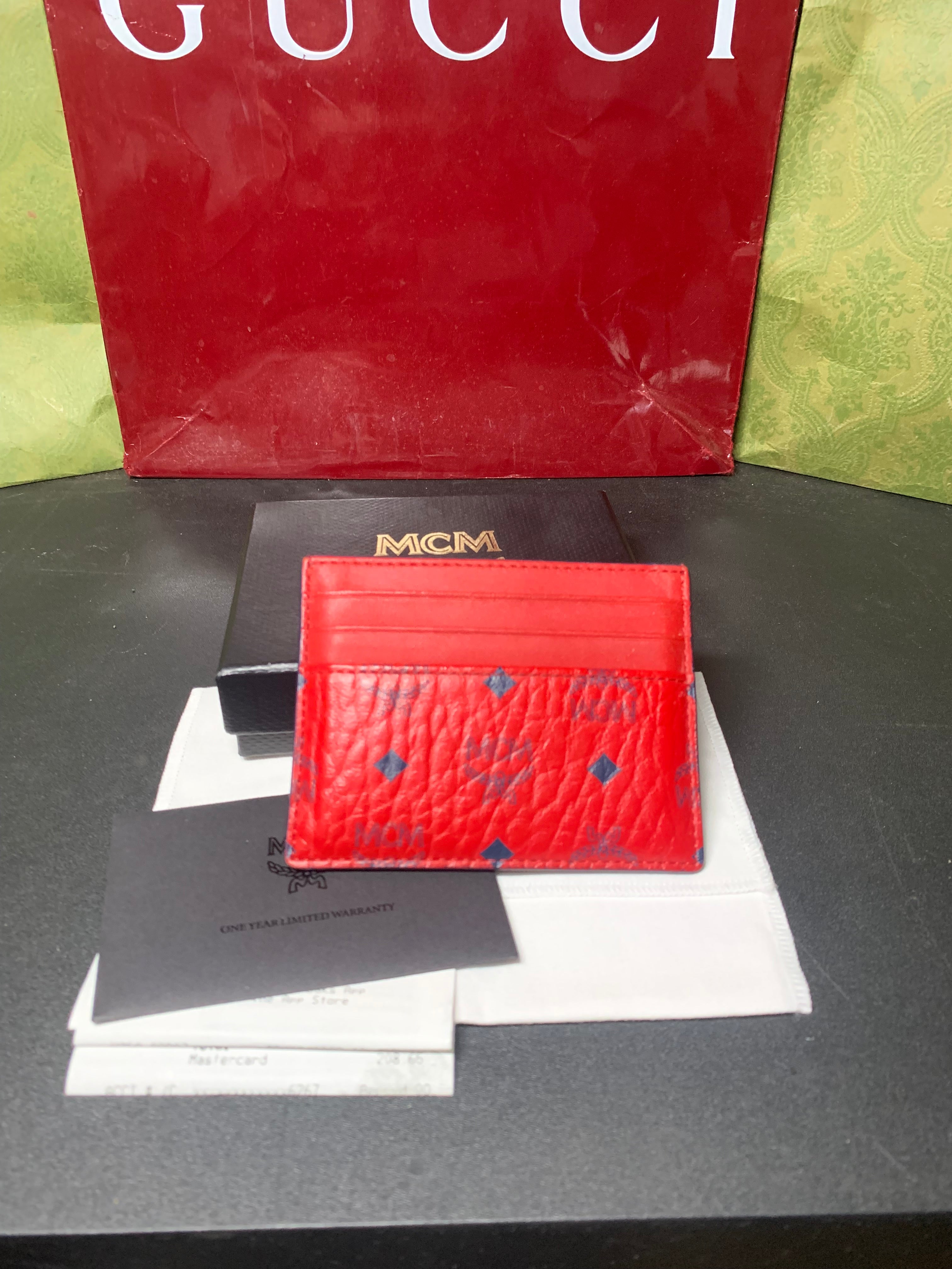 MCM money clip red