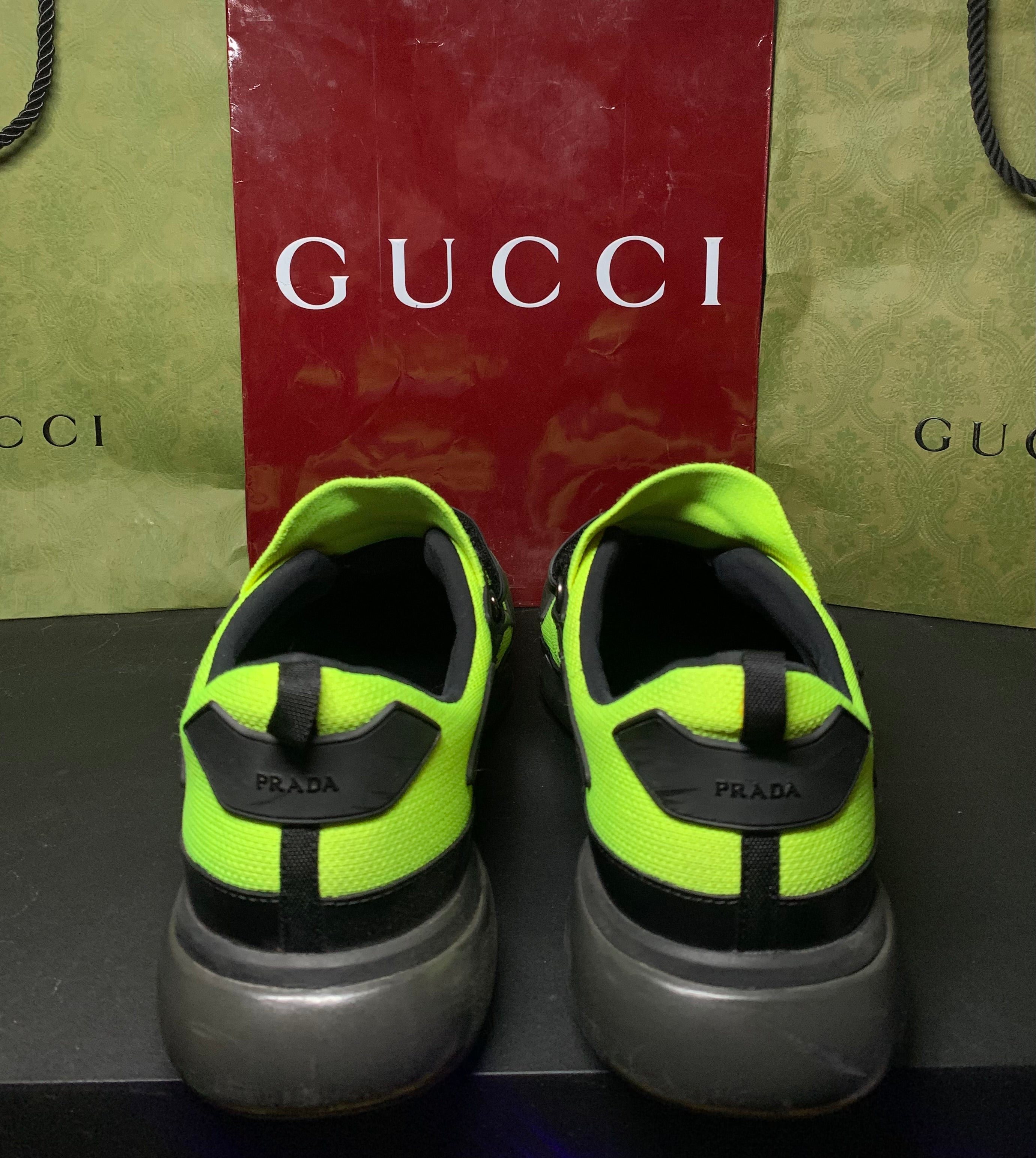 Prada cloudbust strap neon