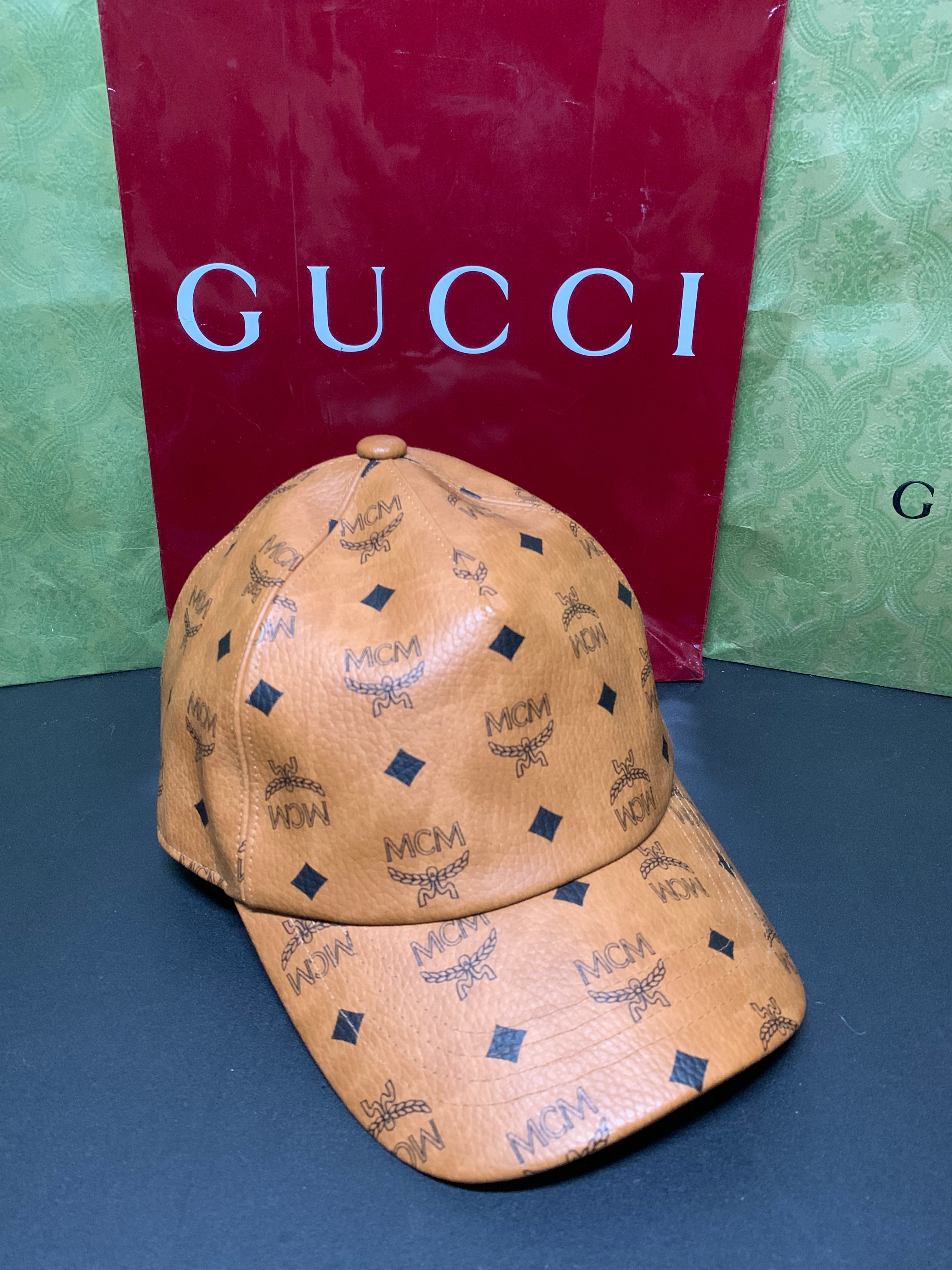 MCM visetos monogram baseball cap