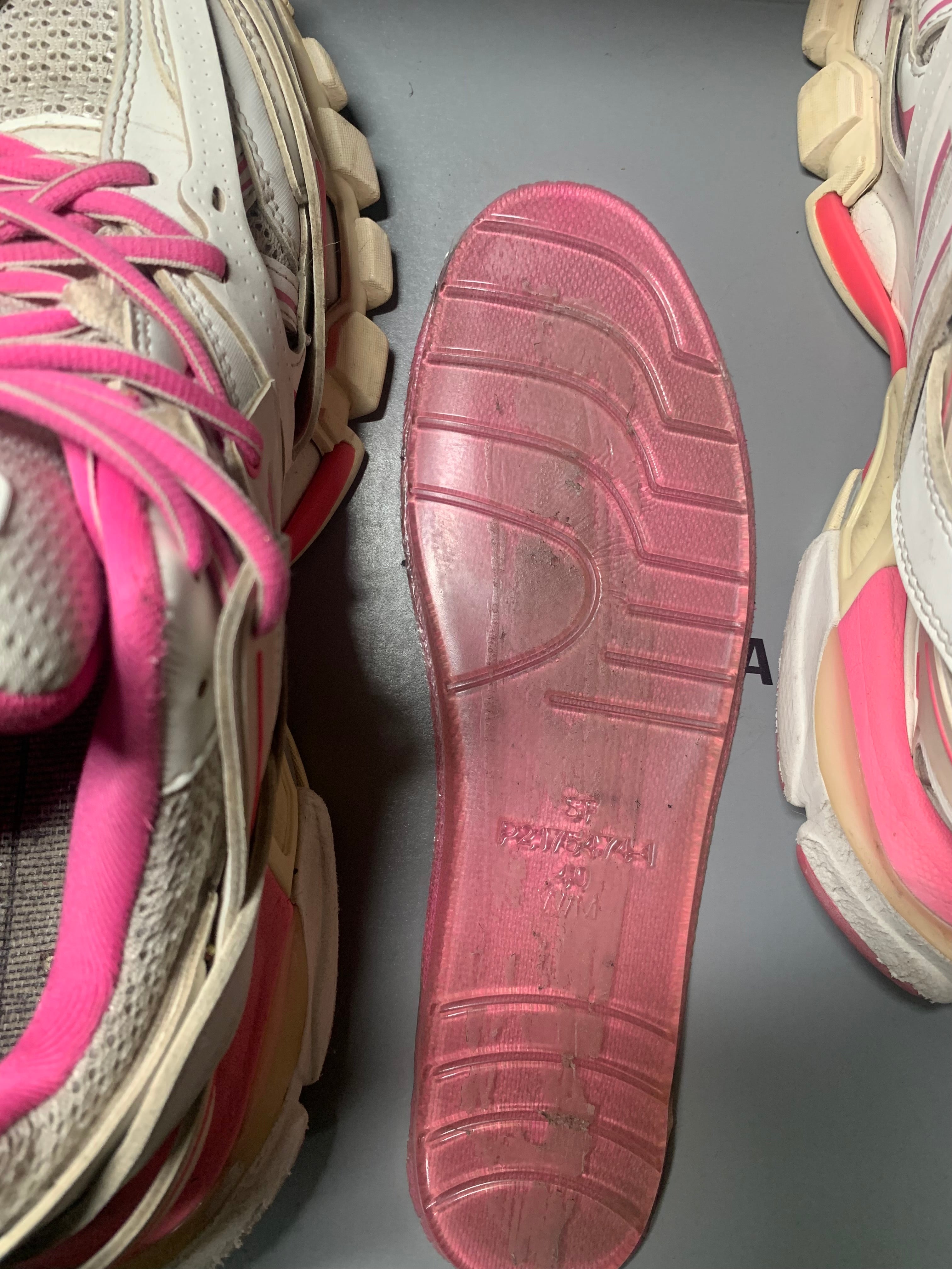 Balenciaga track pink/white