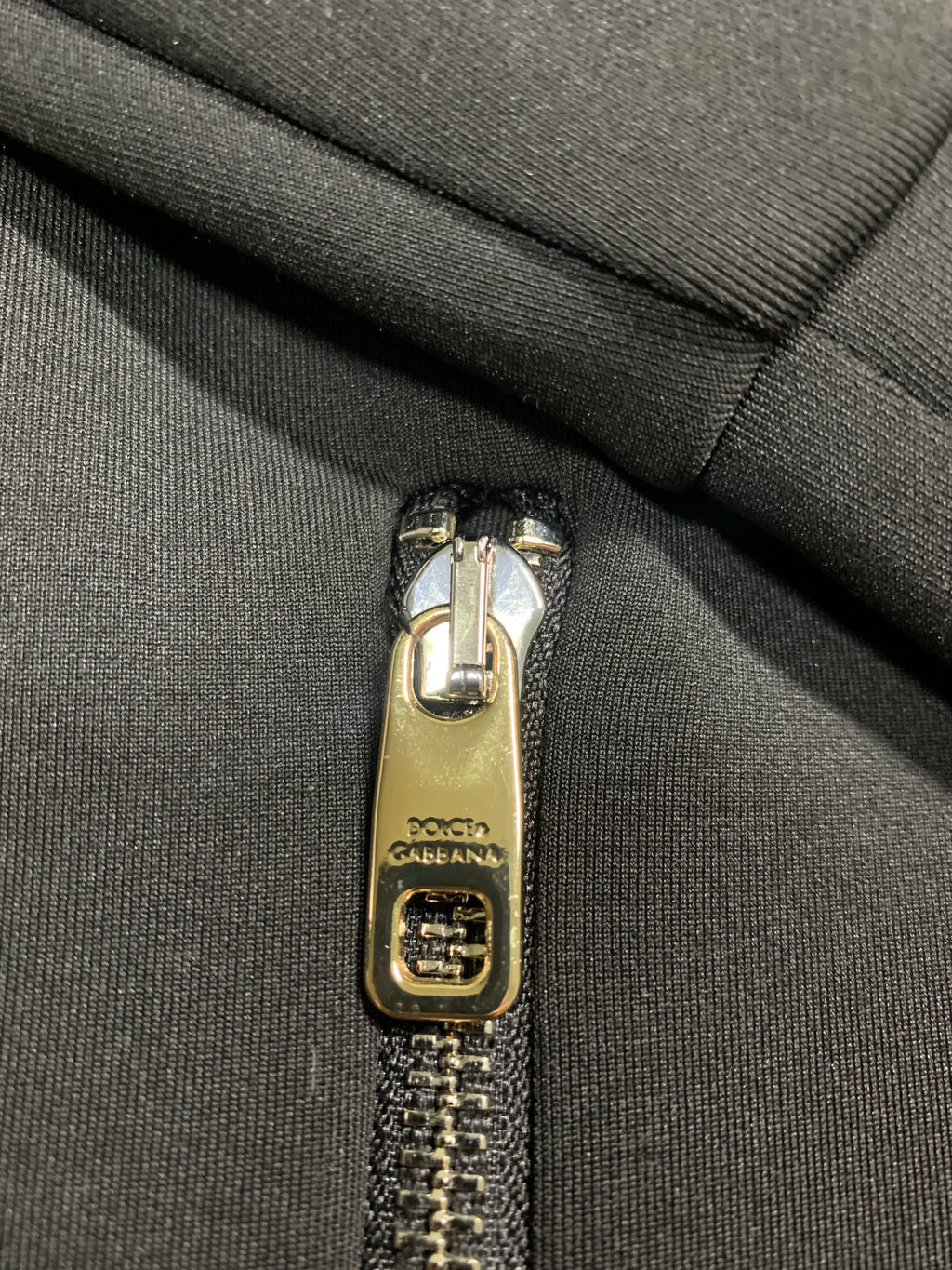 Dolce & Gabbana satin plaque logo hoodie