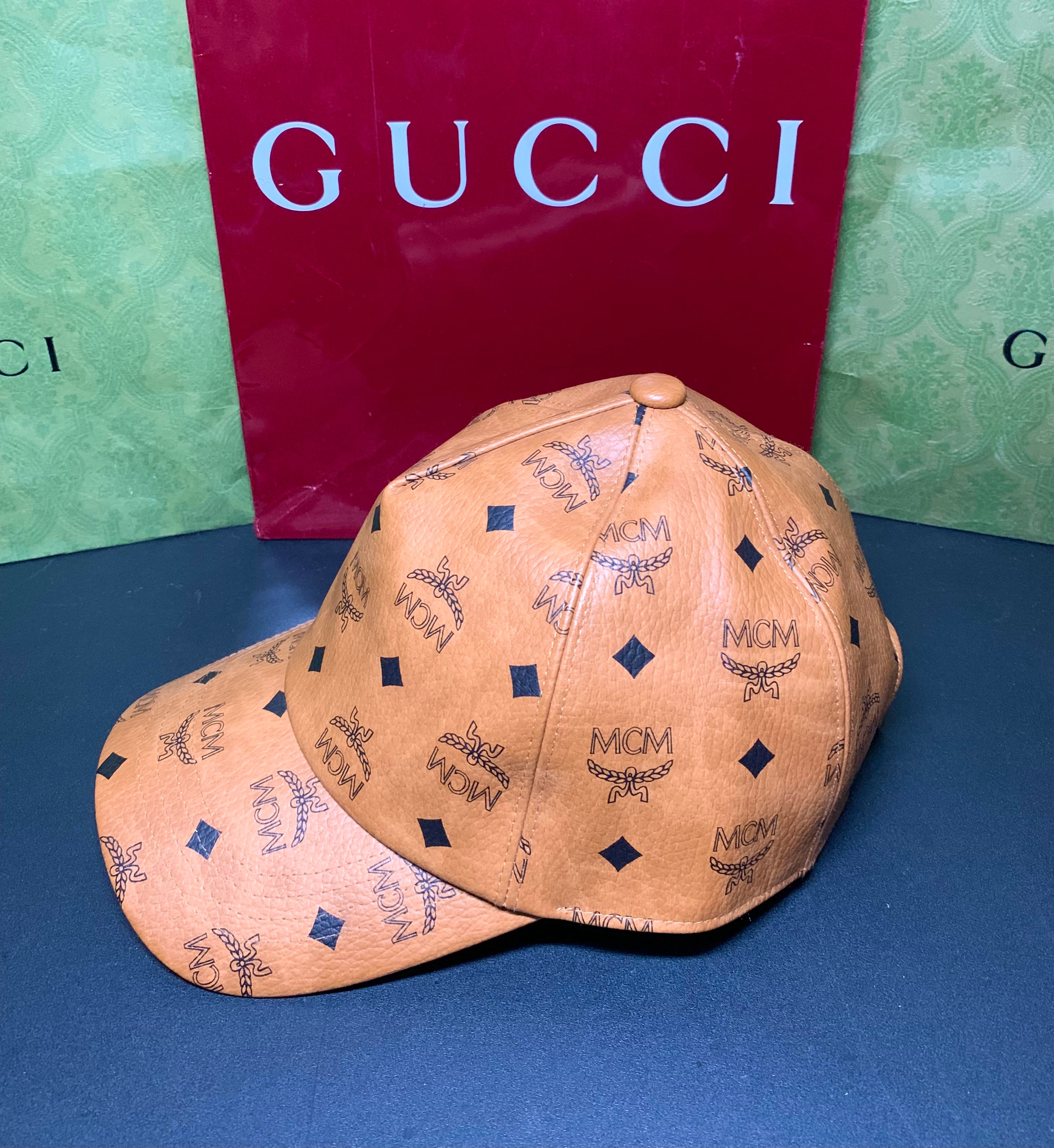 MCM visetos monogram baseball cap