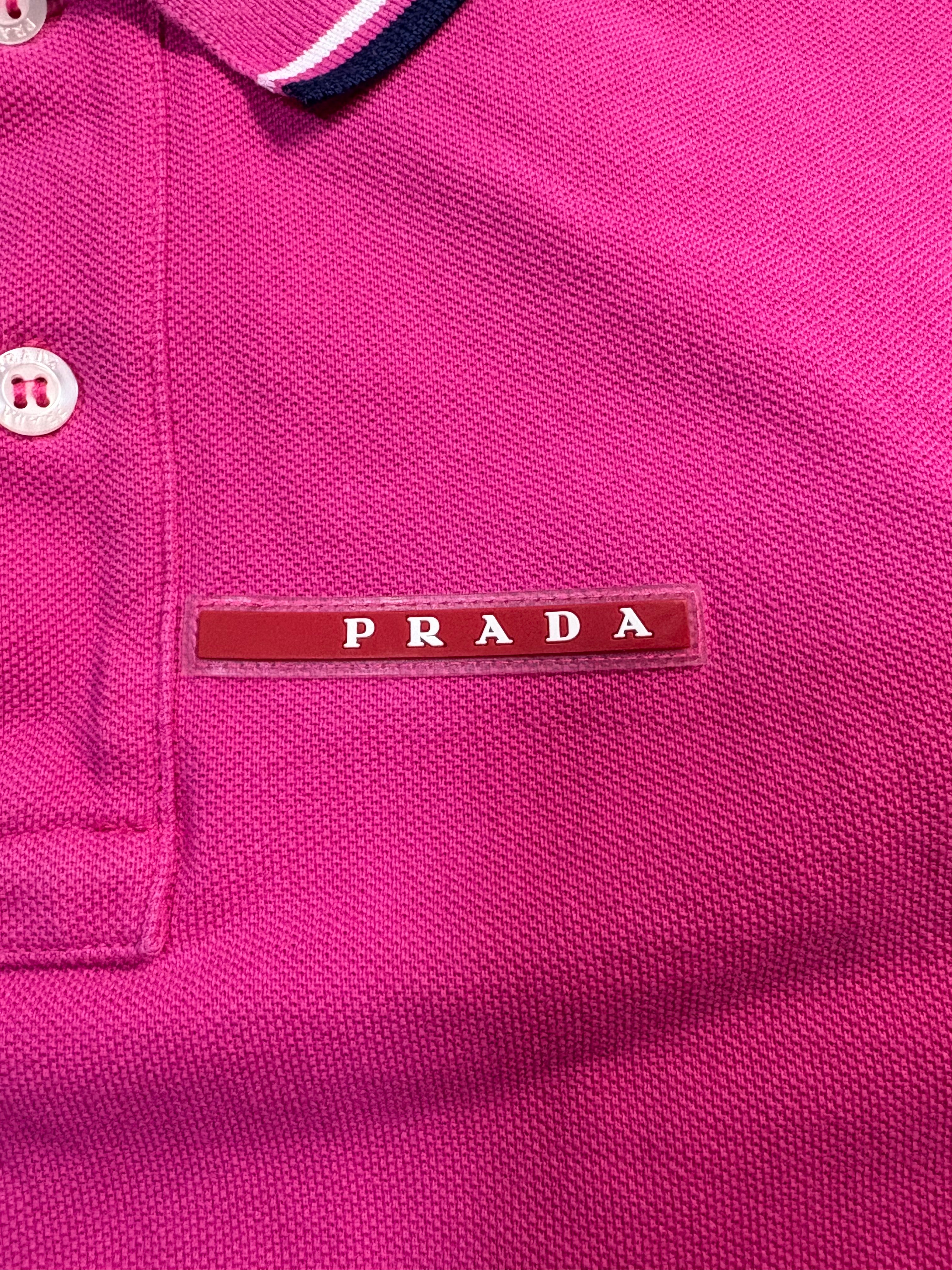 Prada línea rossa polo