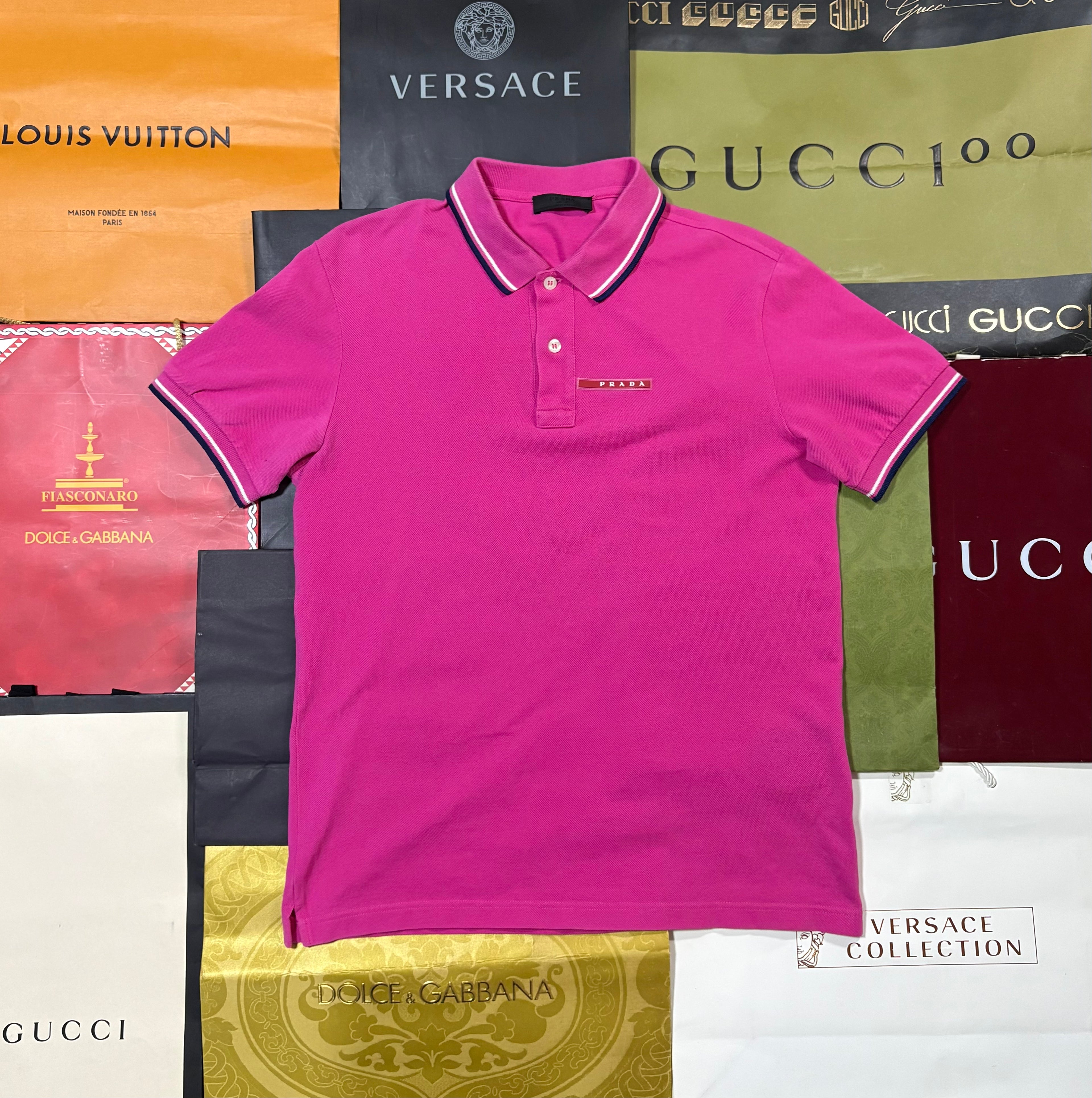 Prada línea rossa polo