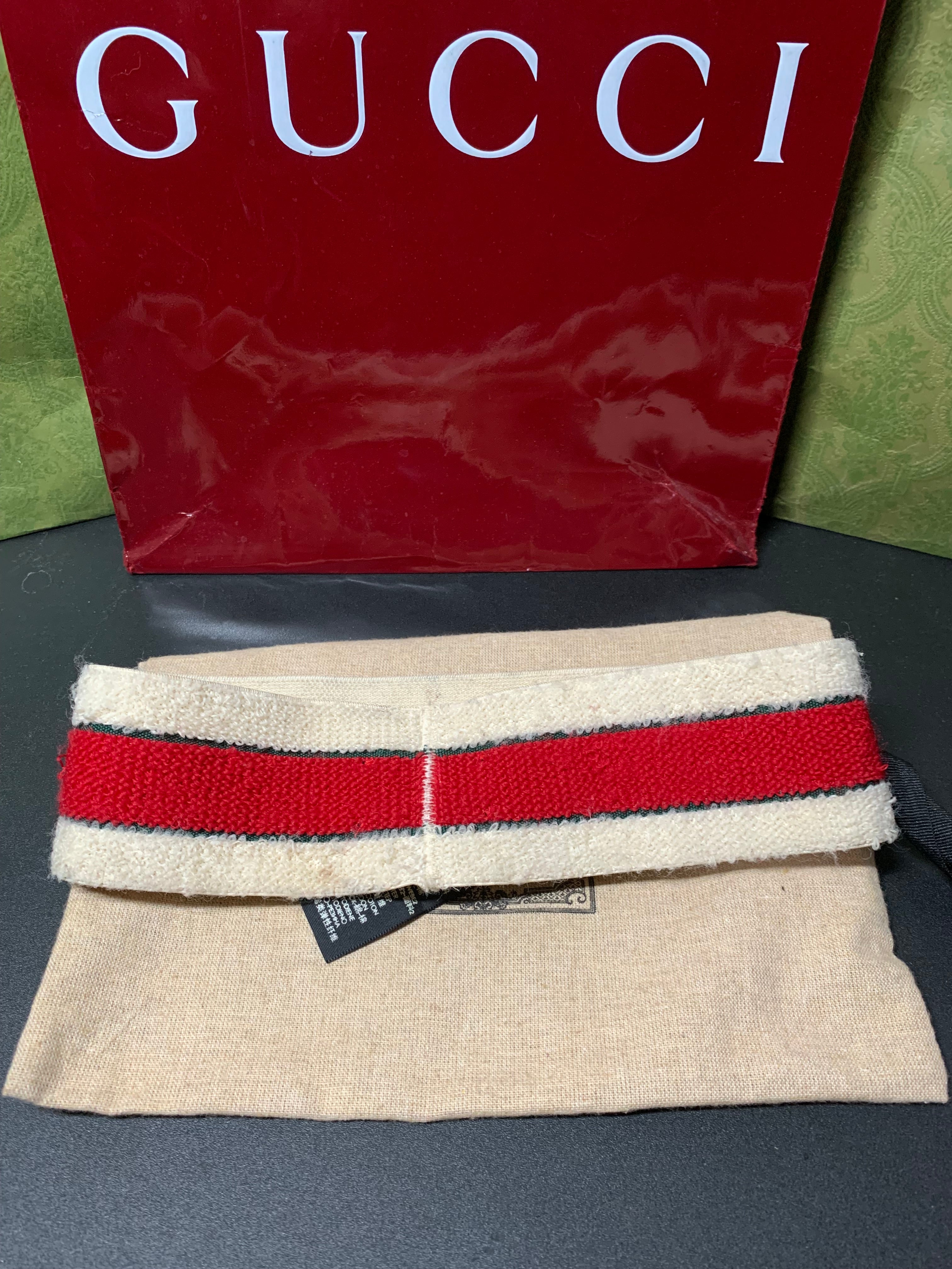 Gucci web stripe logo headband