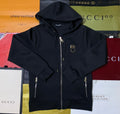 Dolce & Gabbana satin plaque logo hoodie