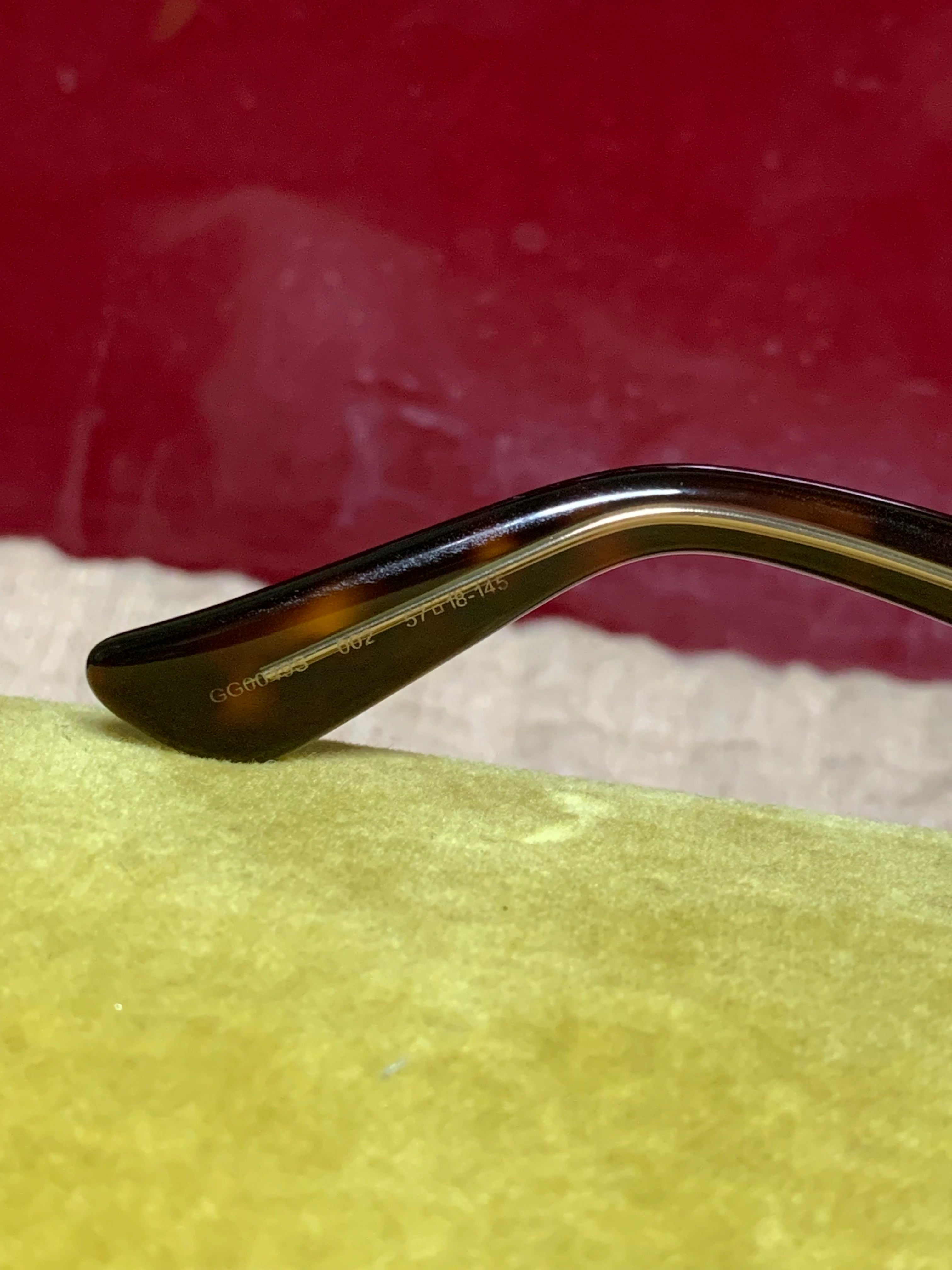 Gucci GG0049s 002 Havanna vintage sunglasses