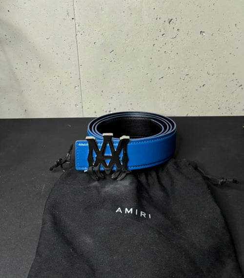Amiri MA logo blue belt