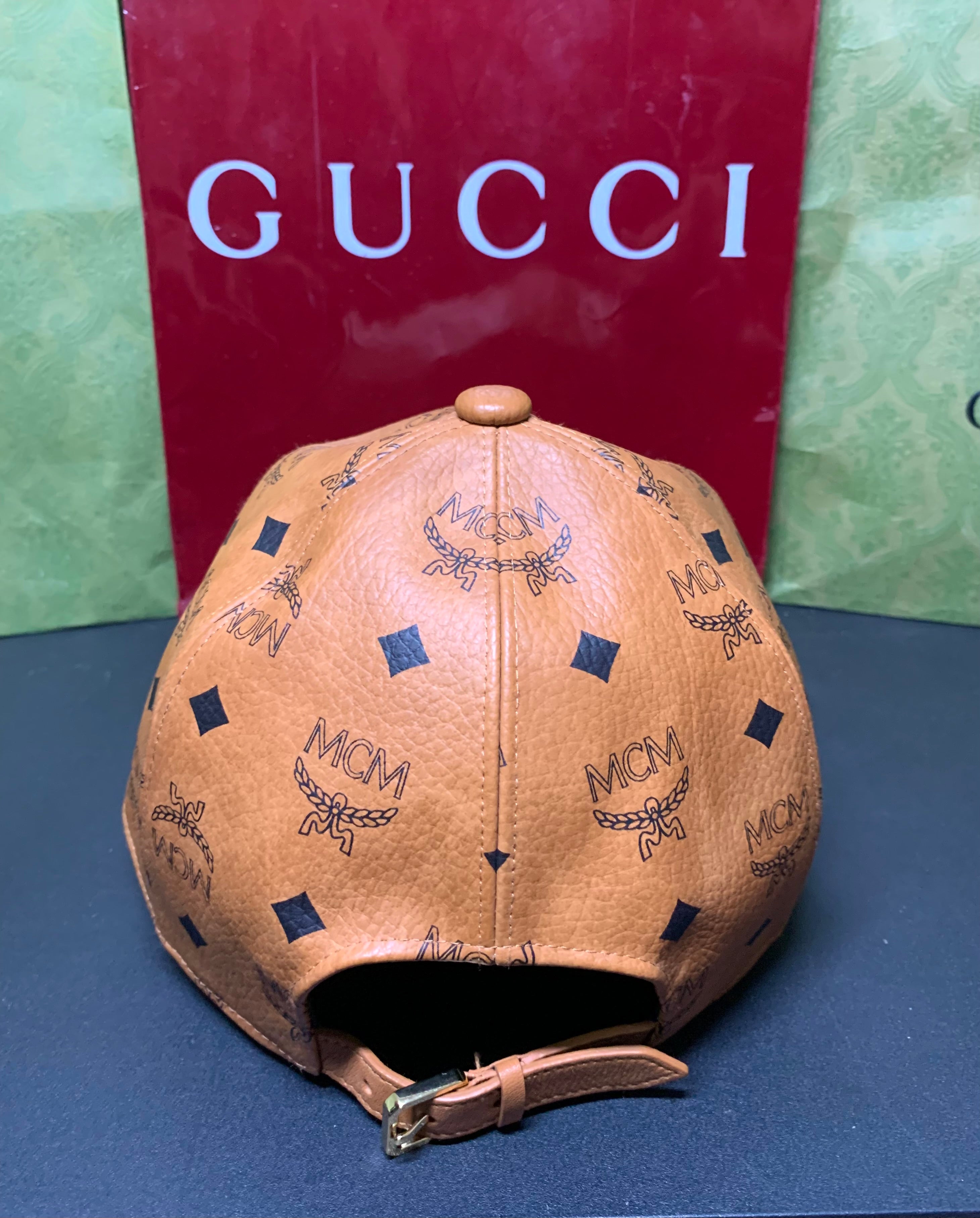 MCM visetos monogram baseball cap