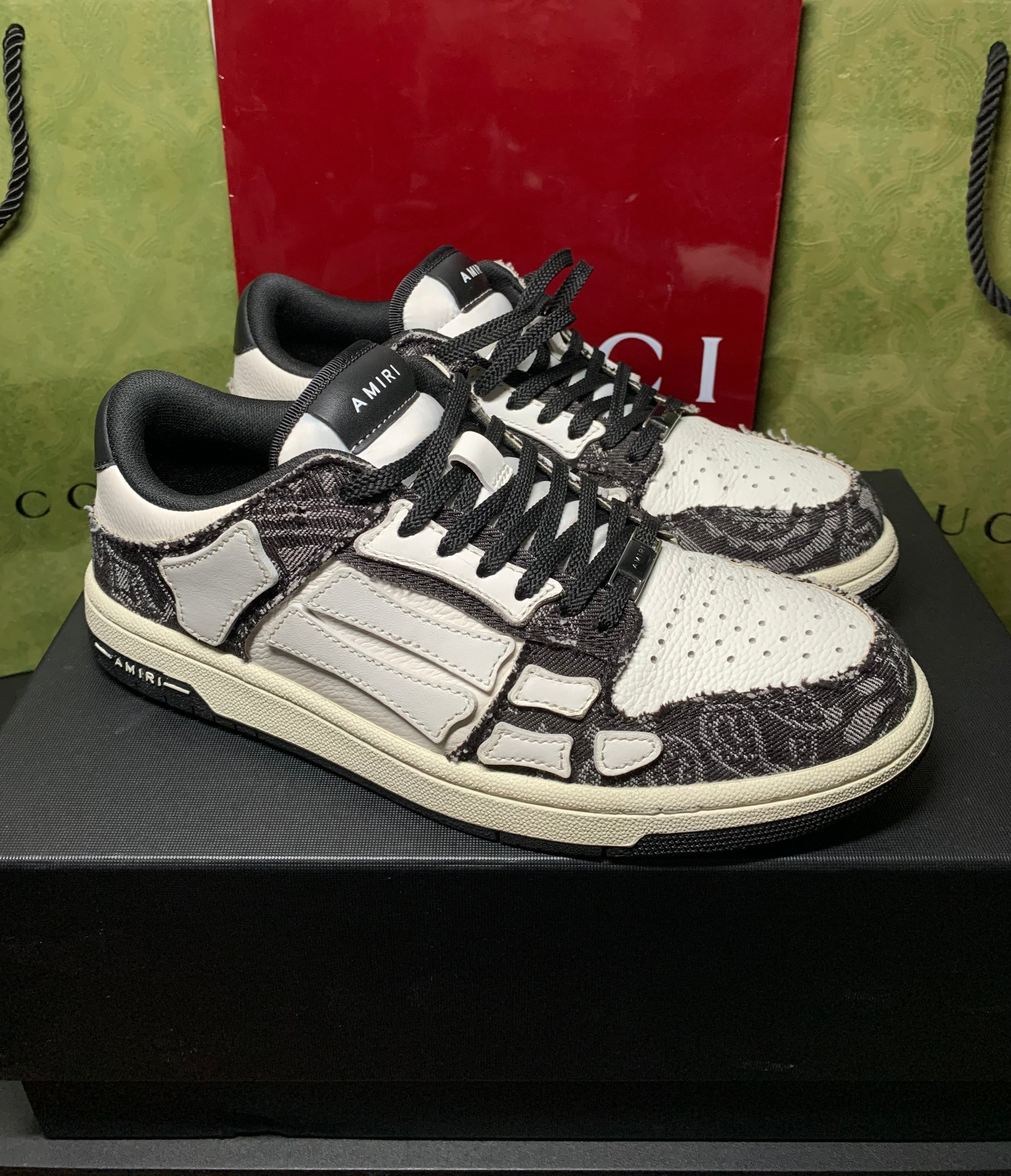 Amiri skeleton bandana low